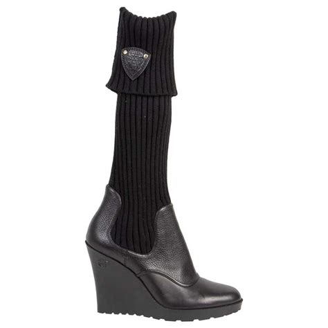 gucci knit sock boots|gucci platform boots.